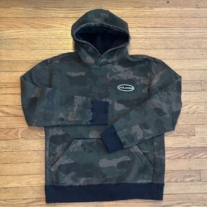 Volcom Men's Green Camouflage Hoodie